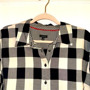 Talbots Flannel Button Down Shirt. Size XL. NWT.